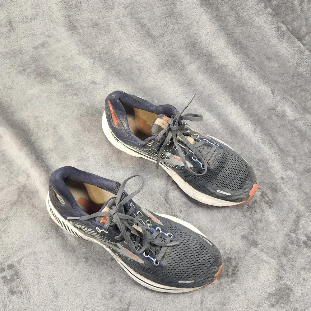 Brooks Shoes Mens 9.5 Wide 2E Black Adrenaline GTS 22 Running Sneaker